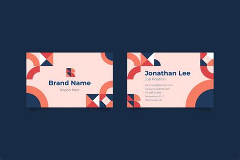 Double-Sided Business Card Template