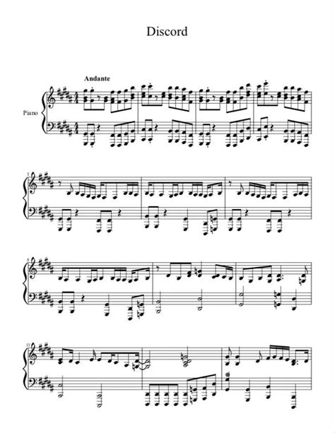 Living Tombstone Discord Sheet Music Downloads