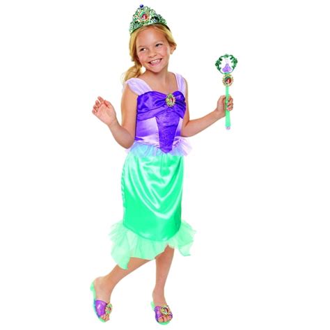 Disney Princess Ariel Tiara to Toe Dress Up Set includes wand, tiara ...