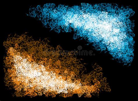 Abstract Background Fire and Ice Stock Illustration - Illustration of ...