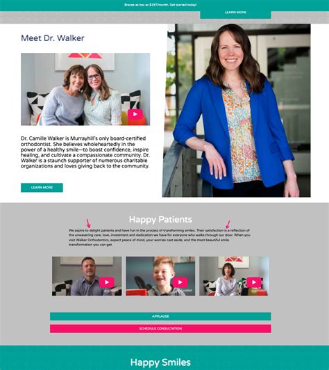 Dr Walker Orthodontics branded imagery — lisa boomer