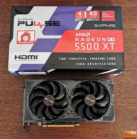 Sapphire Radeon Pulse RX 5500 XT 4GB Video Card Review - Legit Reviews