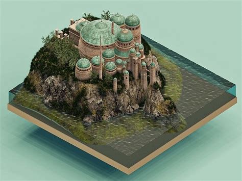 Theed Royal Palace -Naboo - Star Wars 3D model | CGTrader