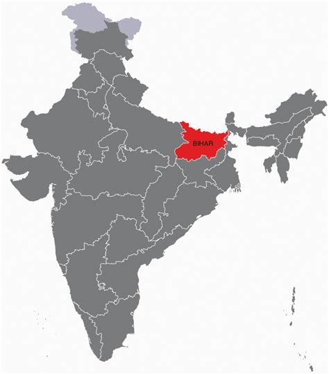 Map of India showing Bihar (Source: Filpro, CC BY-SA 4.0,... | Download ...