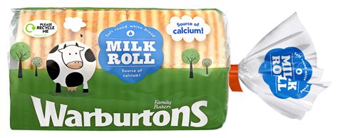 Milk Roll Bread 400g | Calcium Bread | Warburtons