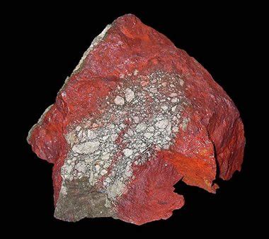 Cinnabar: A toxic ore of mercury, once used as a pigment