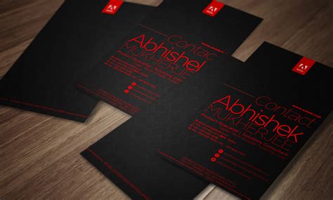 Business Card Design - Adobe Systems on Behance