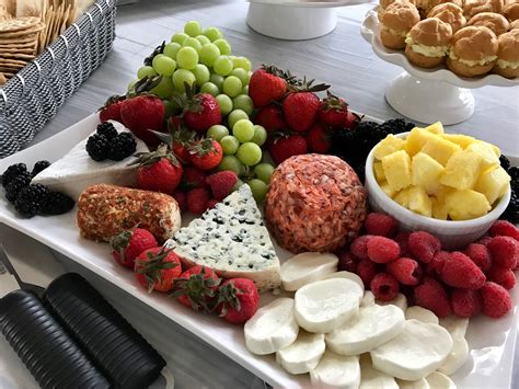 Fresh Fruit and Gourmet Cheese Platter - Catering by Debbi Covington ...