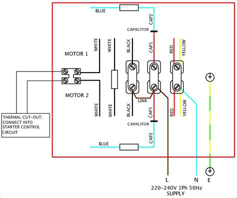 Single Phase 2 Speed Motor Wiring Diagram