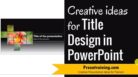 Title Slide Design for PowerPoint - YouTube