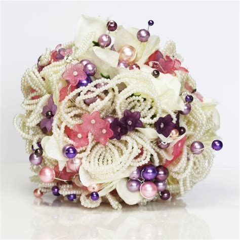 Keepsake Beaded Bridal Wedding Bouquet | Wedding bridal bouquets, Beaded flowers, Beaded