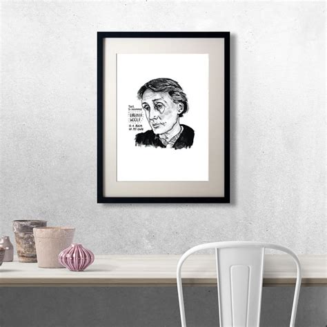 Virginia Woolf Poster Print Great Writers - Etsy