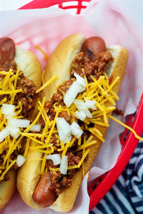 The BEST Hot Dog Chili Recipe! — Buns In My Oven