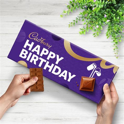 Giant Cadbury Birthday Dairy Milk Chocolate Bar (850g) | Moonpig