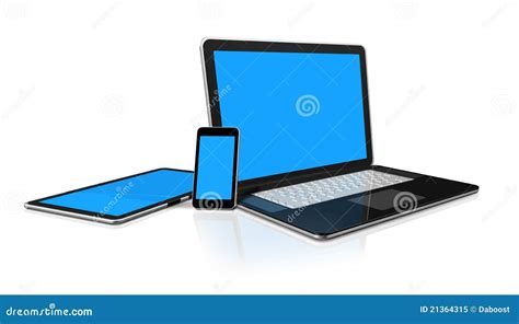 Laptop, Mobile Phone, Digital Tablet Pc Royalty-Free Stock Photography ...