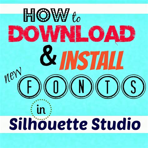 Silhouette Fonts Download: A Step-by-Step Tutorial - Silhouette School