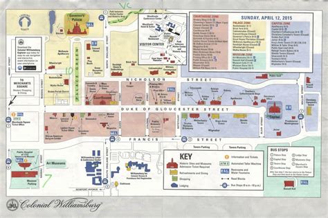 Williamsburg Tourist Map Related Keywords & Suggestions - Colonial Williamsburg Printable Map ...