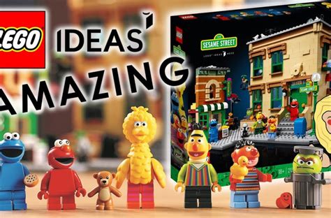 LEGO Sesame Street set! The NEXT LEVEL of LEGO Ideas minifigures?! - Brickhubs