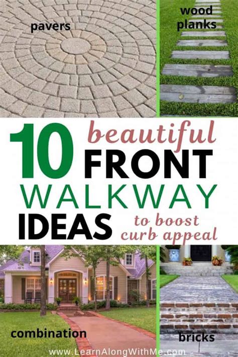 Wow your Neighbors with one of these Front Walkway Ideas (10 great ...