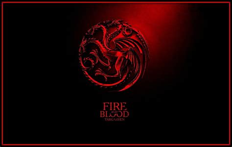HD wallpaper: Fire and Blood logo, TV Show, Game Of Thrones | Wallpaper Flare