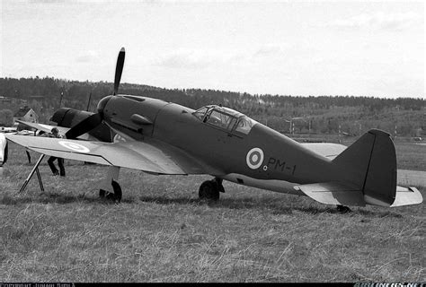 The Prototype of finnish Fighter during WW II. Low-wing single-seat ...