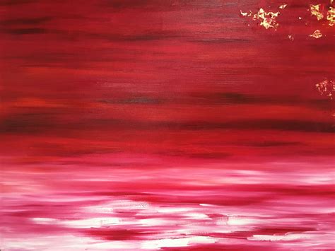 Original oil artwork: Vermillion Dream, 2017 by LAS Dream 2017 ...