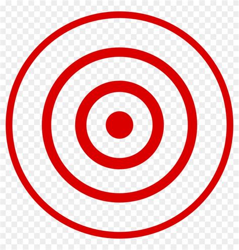 Transparent Bullseye Clipart