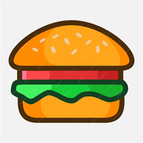 Premium Vector | Color vector hamburger icon1