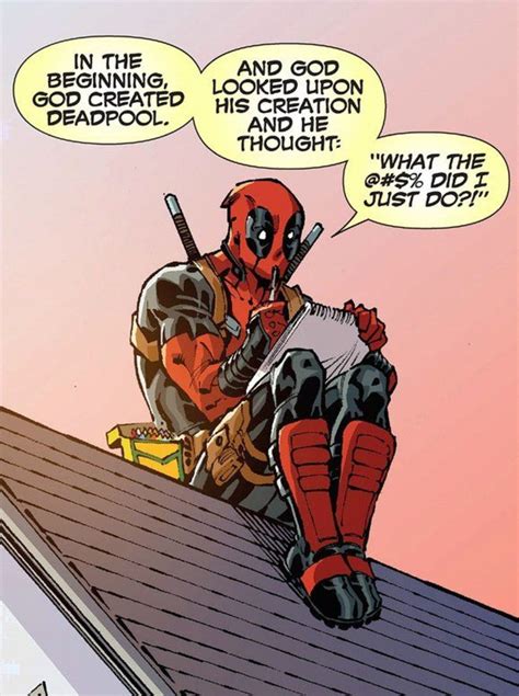 God created deadpool Blank Template - Imgflip