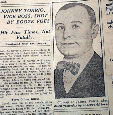 In January 24, 1925 on 7011 S. Clyde Ave Chicago, Johnny Torrio was ...