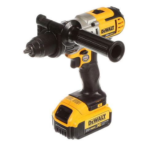 DEWALT 20V Max Lithium-Ion Cordless 1/2-inch Hammer Drill with 2 ...