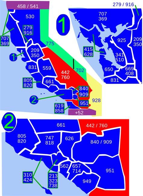 Area codes 760 and 442 - Wikipedia