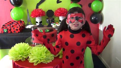 Miraculous ladybug birthday party - YouTube