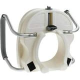 Carex EZ Lock Raised Toilet Seat with Handles, Adjustable and Removable Padded Arms, Adds 5 ...