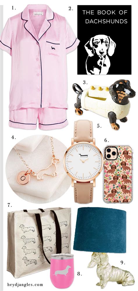 GIFT GUIDE: Stylish Dachshund Gifts for Her - Hey, Djangles.