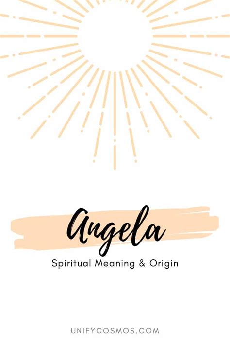 Spiritual Meaning of the Name Angela [Origin, Numerology, & More]