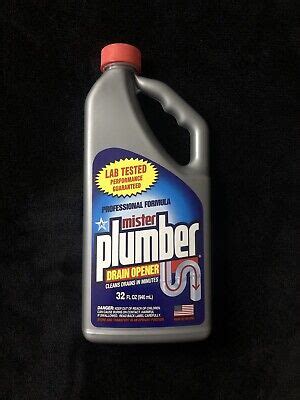 Plumber Drain Opener Cleans Liquid Drains 32 fl oz NEW XX 72833050323 | eBay