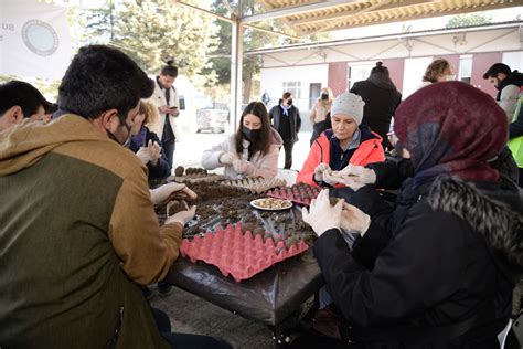 Bursa Uludag University campus will sprout with seed balls