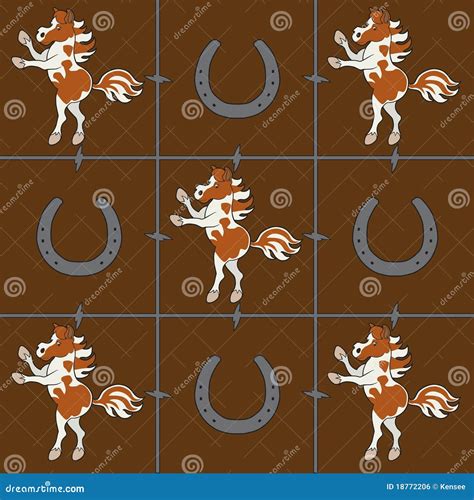 Paint Horse pattern stock vector. Illustration of rear - 18772206