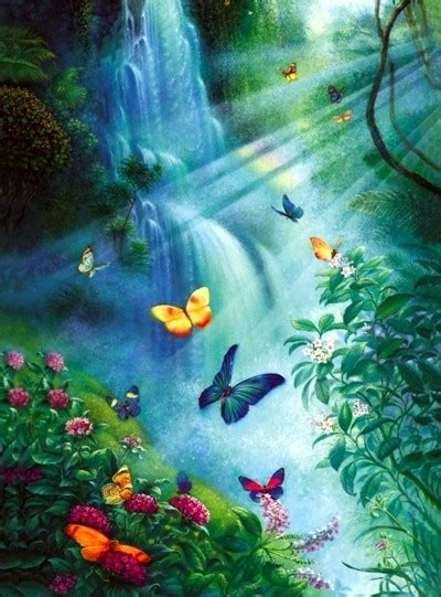 Butterfly Waterfall - Butterflies Photo (12071999) - Fanpop