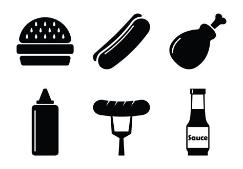 BBQ Vector Icons 97031 Vector Art at Vecteezy