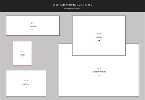 US Standard Paper Sizes for Printing & Framing - Shanty Town Design