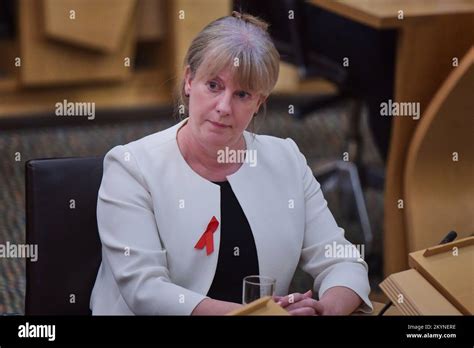 Edinburgh Scotland, UK 01 December 2022. Shona Robison MSP, at the Scottish Parliament. credit ...