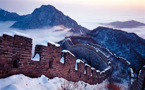 Great Wall of China Winter (1920 x 1200) : r/wallpapers