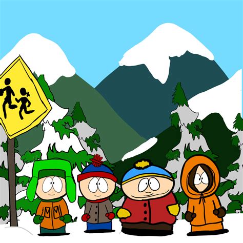 South Park Bus Stop Scene! by Aniaisanawesomegod on DeviantArt