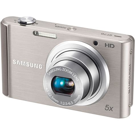 Samsung ST76 Compact Digital Camera (Silver) EC-ST76ZZFPSUS B&H