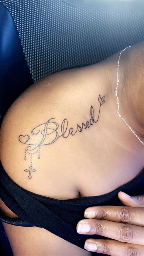 Blessed Chest Tattoos For Women - Best Tattoo Ideas