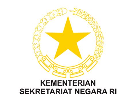 Logo Kementerian Sekretariat Negara Vector Cdr Png Hd Gudril Logo ...