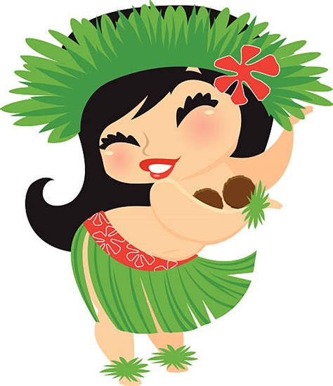 Hula Girl Cartoon