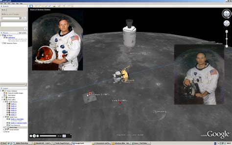 Google Earth launches interactive 3D moon atlas to celebrate Apollo landings | Daily Mail Online